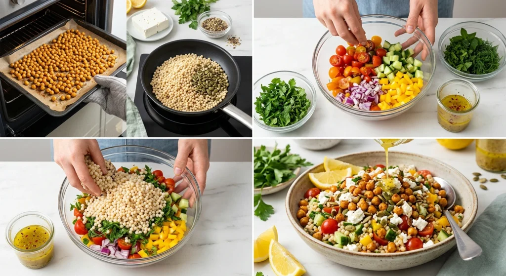 Proteinreicher Couscous Salat
