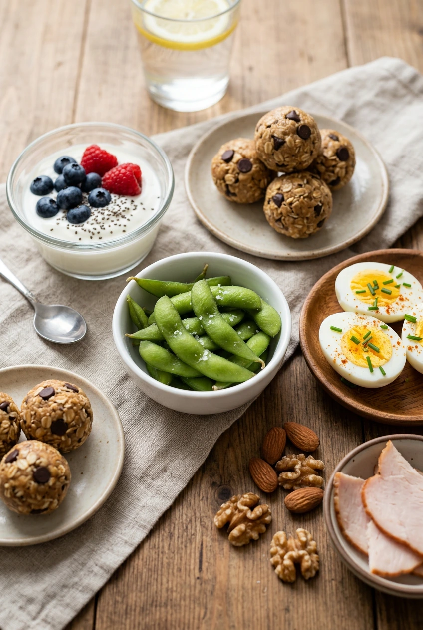 Eiweißreiche Snacks für zwischendurch