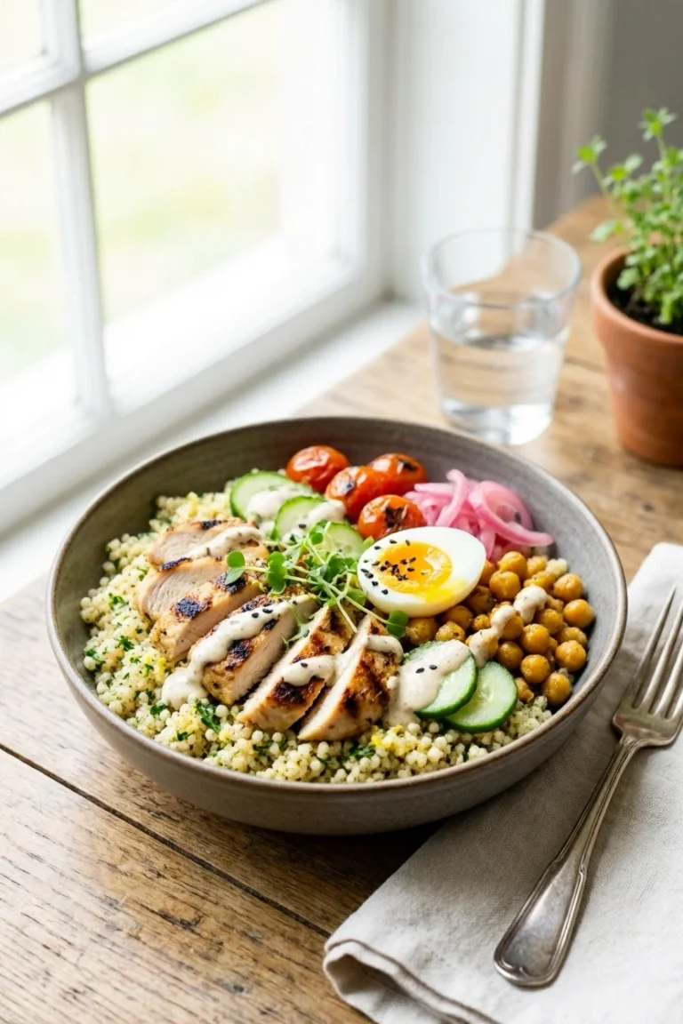 High Protein Couscous Bowl