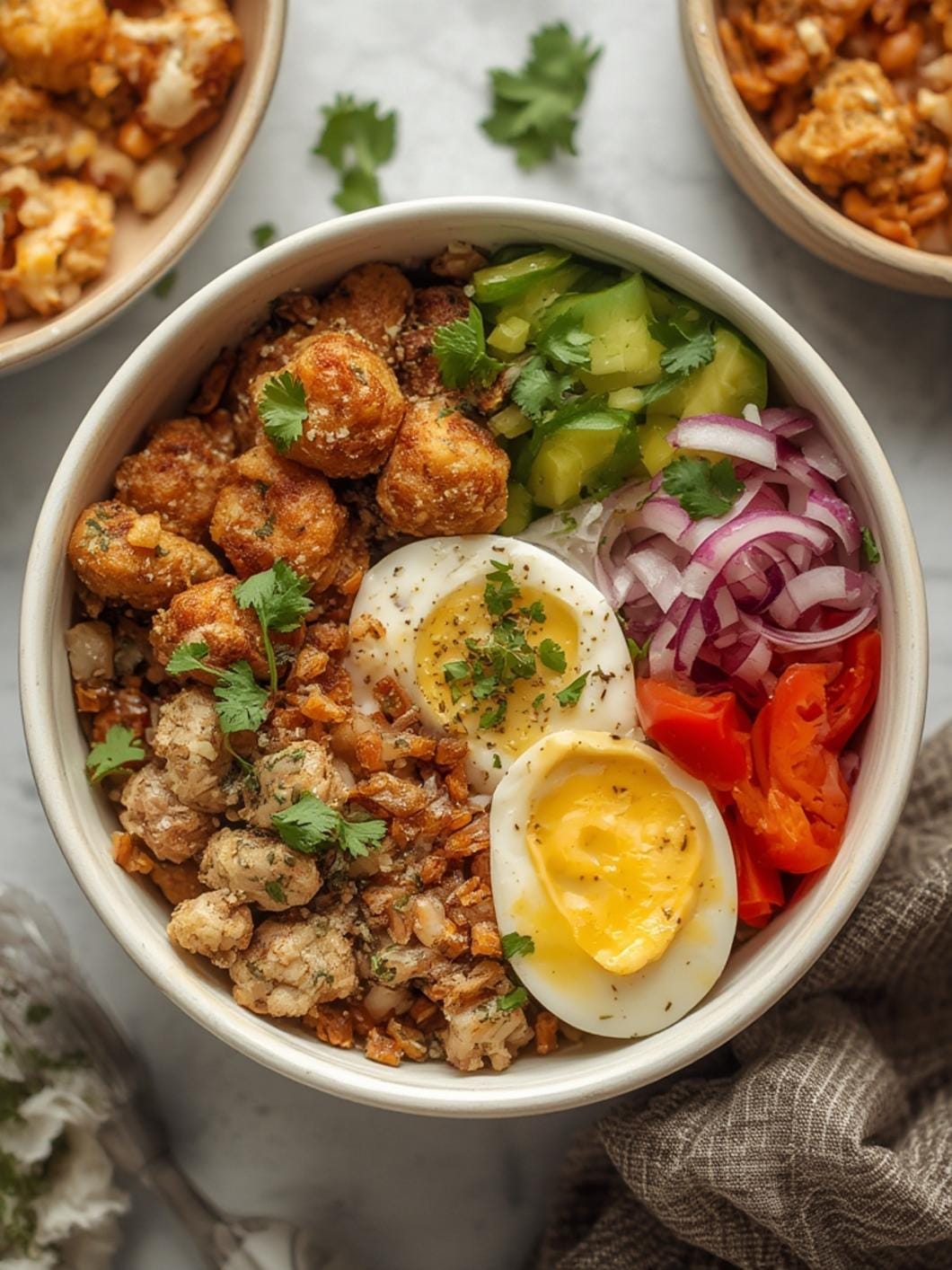 High Protein Hähnchen Bowl