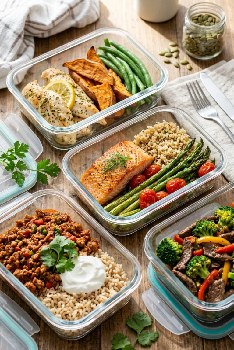 High Protein Meal Prep Rezepte
