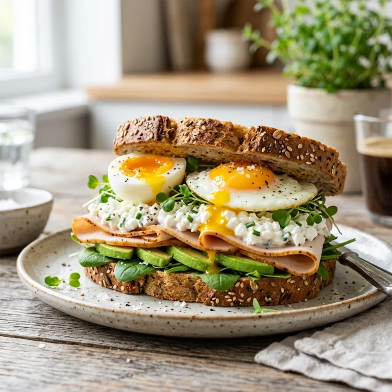 High Protein Sandwich mit Ei