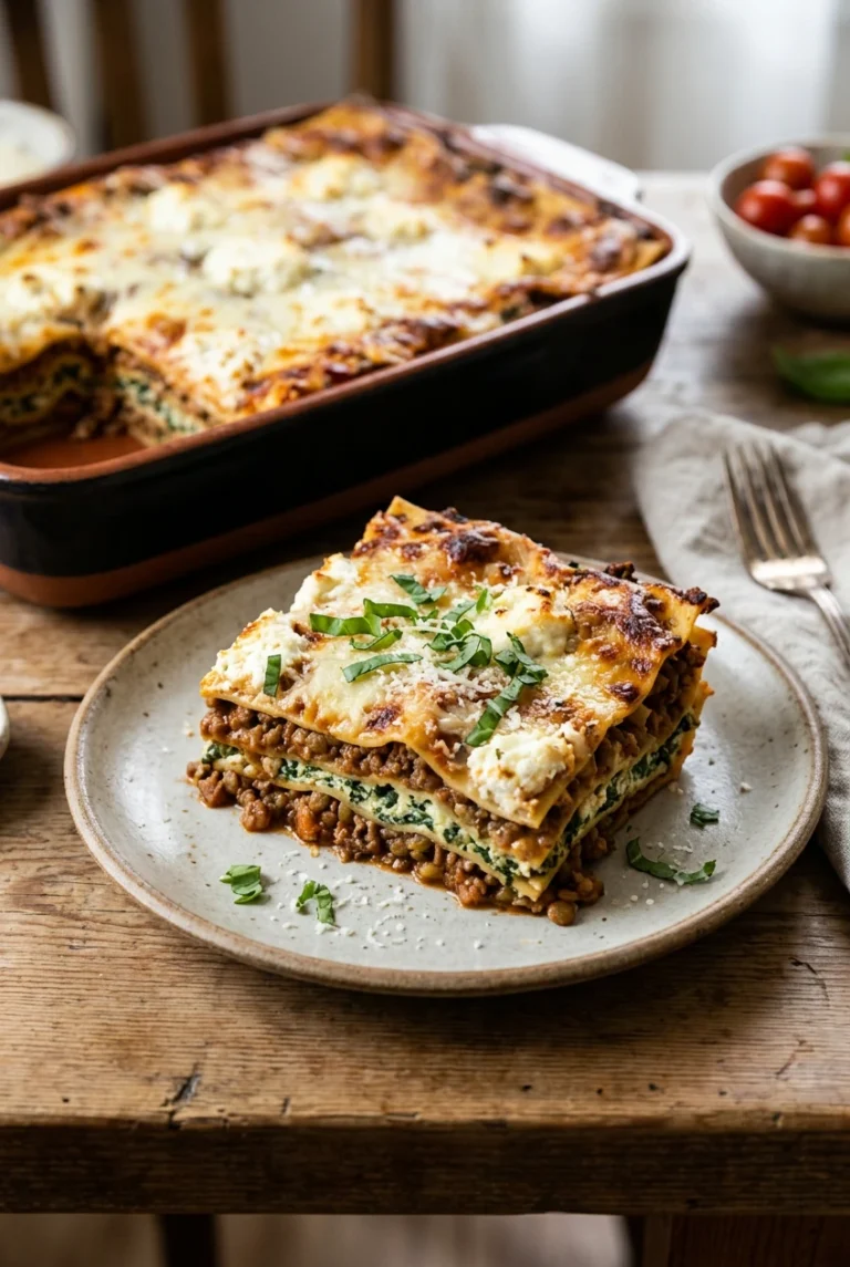 Proteinreiche Lasagne