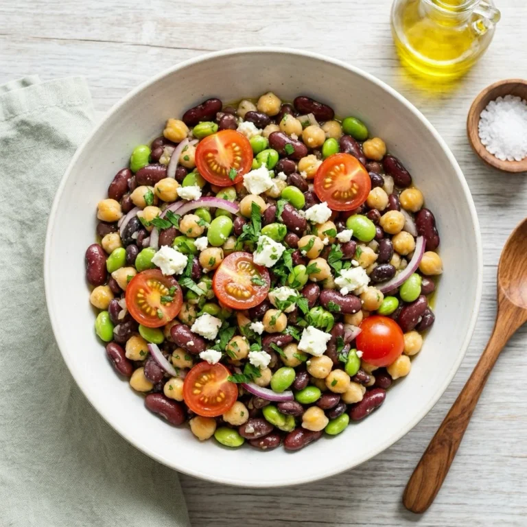 Proteinreicher Bohnen Salat