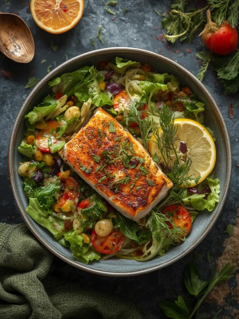 Proteinreicher Thunfisch Salat
