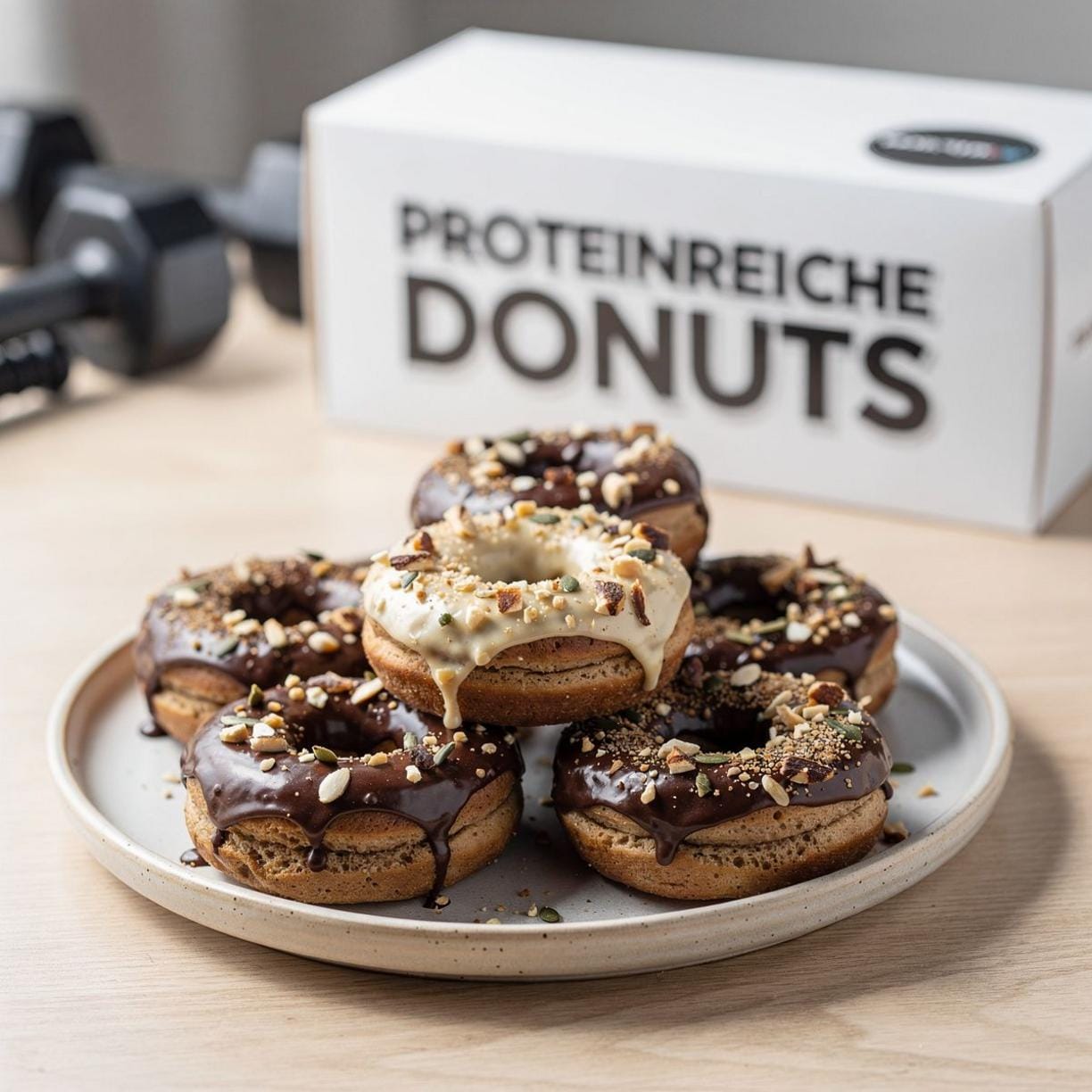 Proteinreiche Donuts