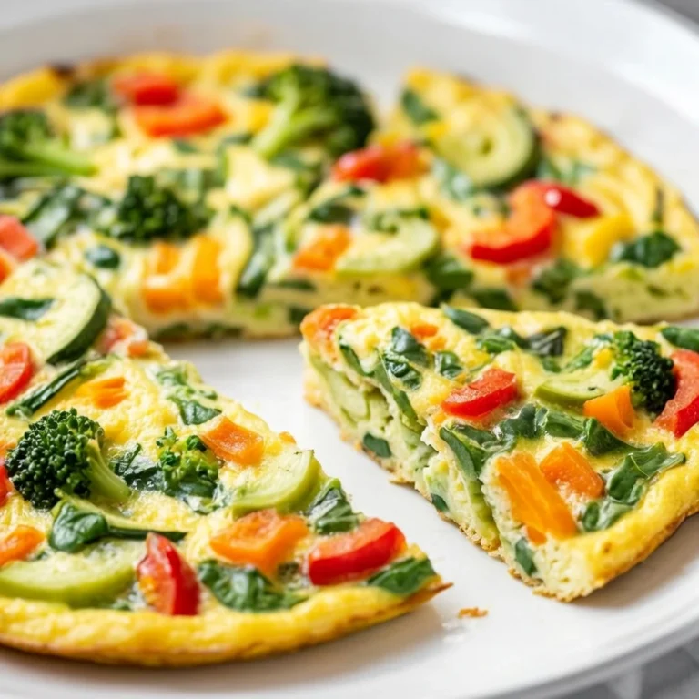 High Protein Frittata mit Gemüse