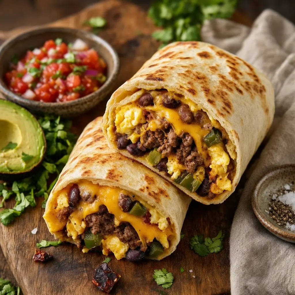High Protein Frühstücks Burrito