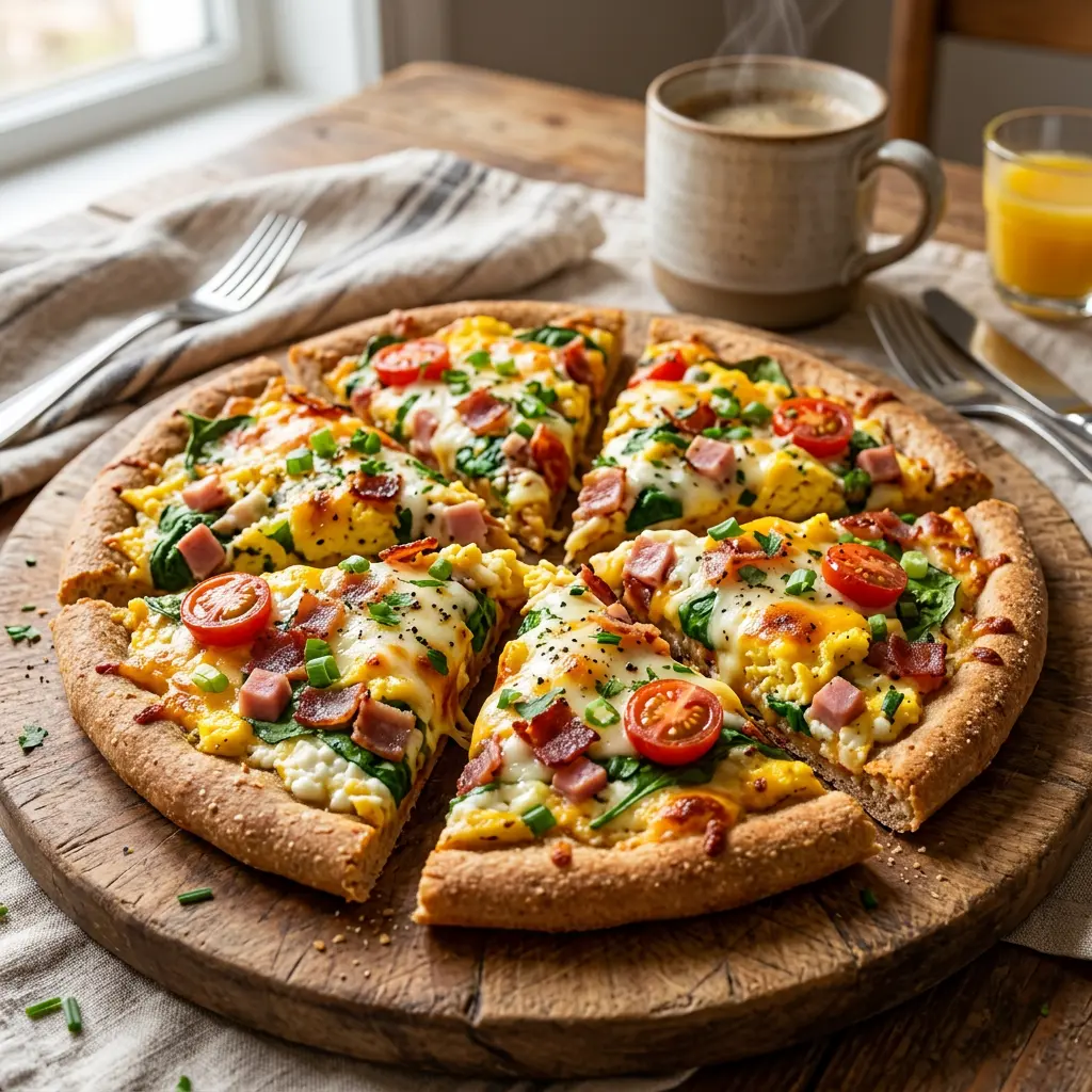 High Protein FrüHstücks Pizza