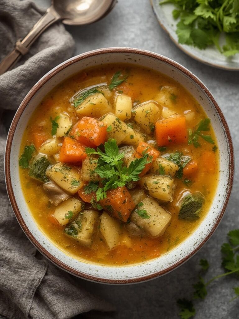 High Protein Gemüse Suppe