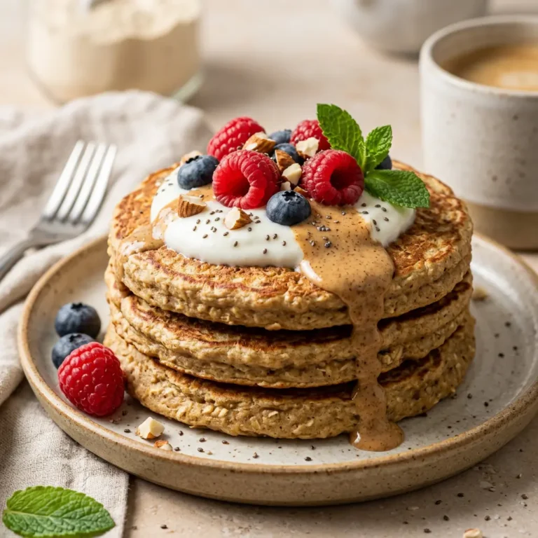 High Protein Haferflocken Pfannkuchen