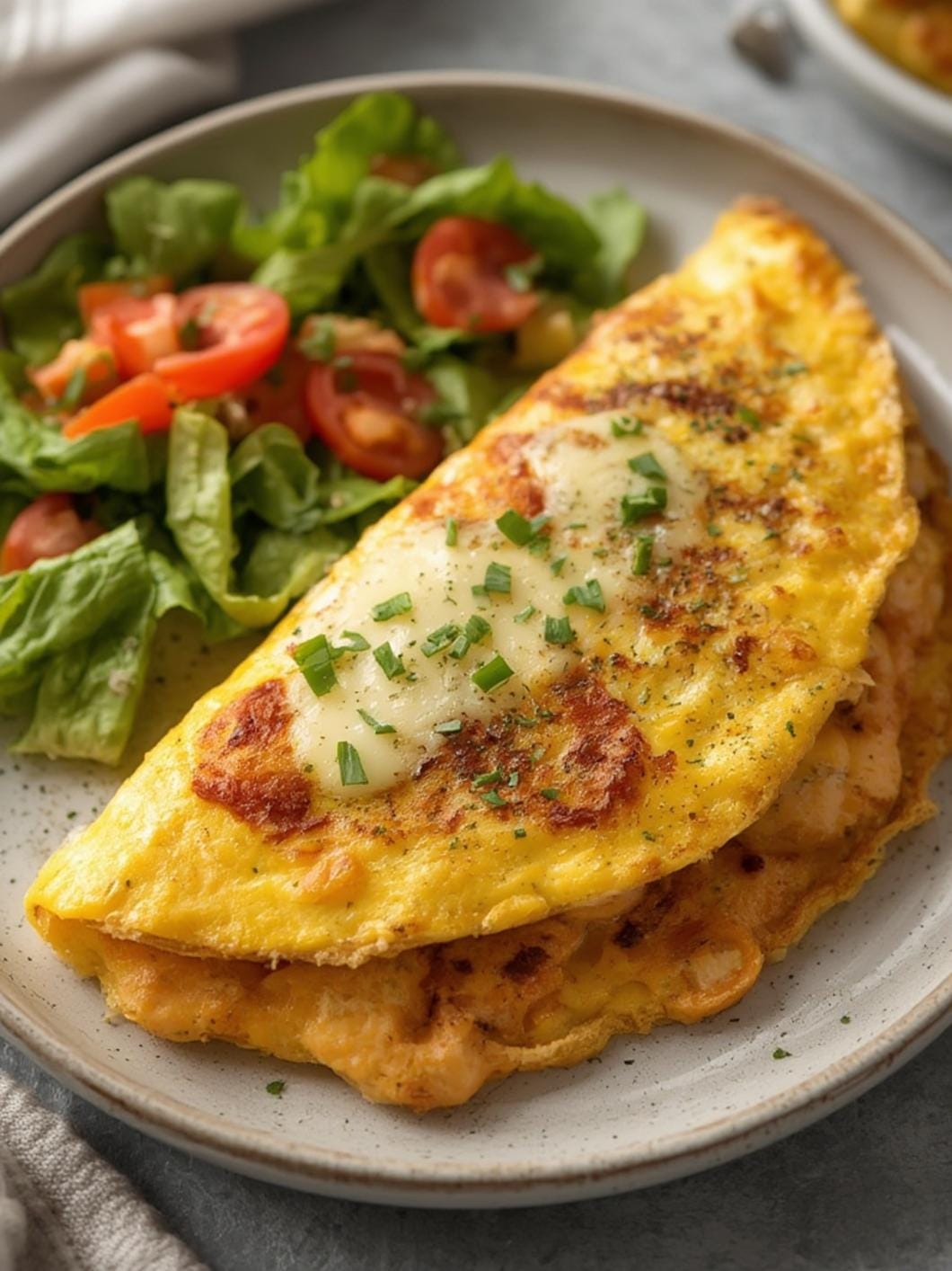 High Protein Käse Omelette