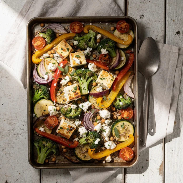 High Protein Ofengemüse mit Feta