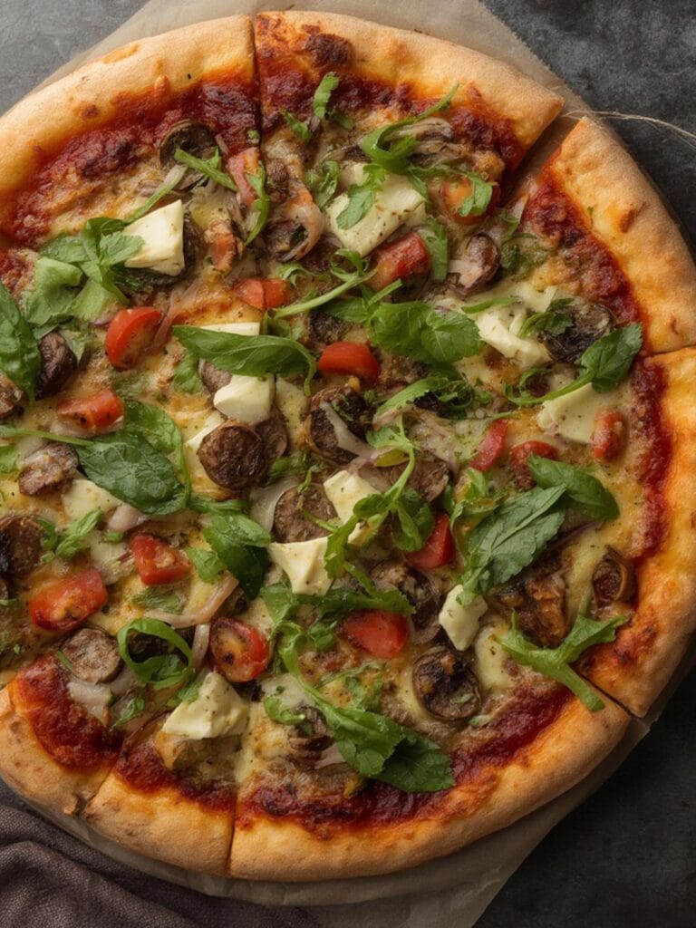 High Protein Pizza vegetarisch
