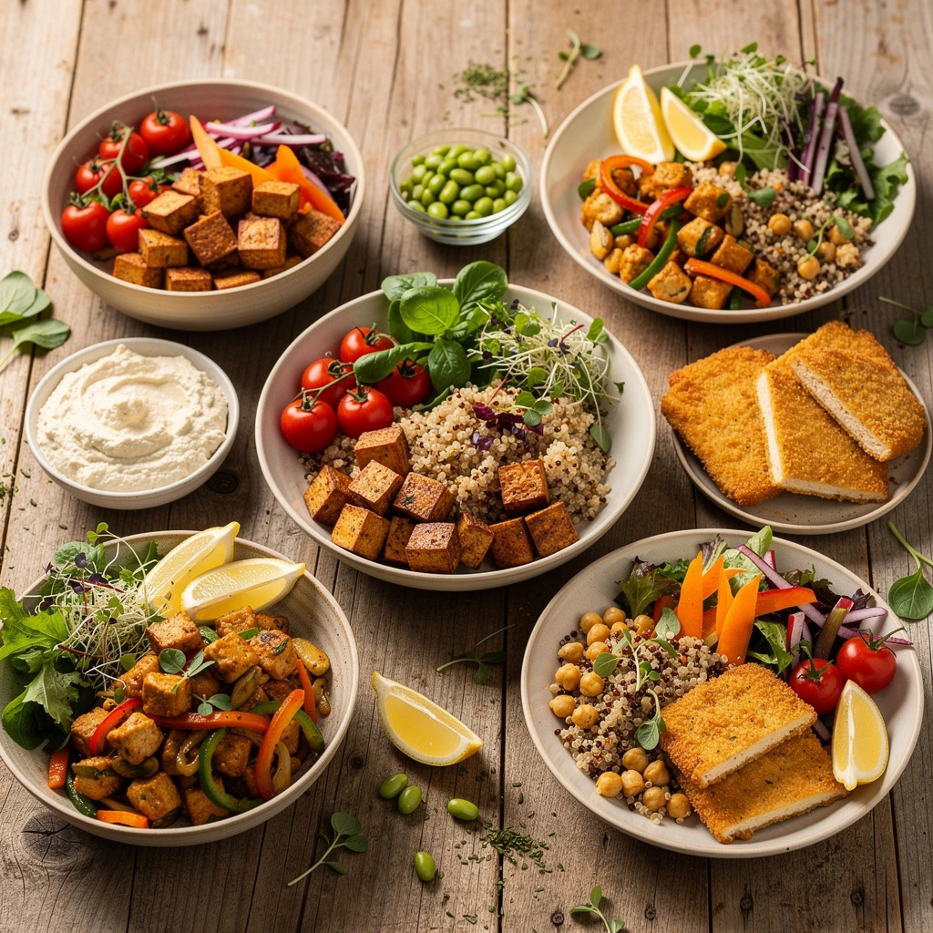 High Protein Tofu Alternative Gerichte
