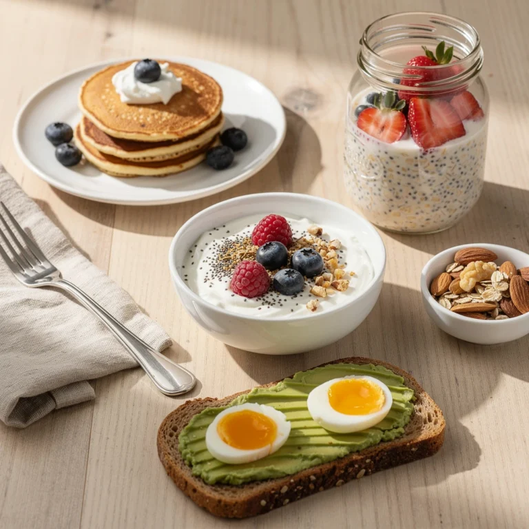 Suchst du High Protein Frühstücks Rezepte ohne Zucker? Entdecke leckere, gesunde Ideen für mehr Energie am Morgen. Jetzt ausprobieren!