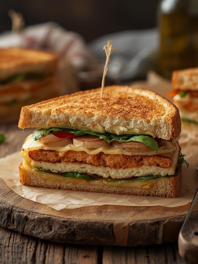 Protein Sandwich mit Hüttenkäse