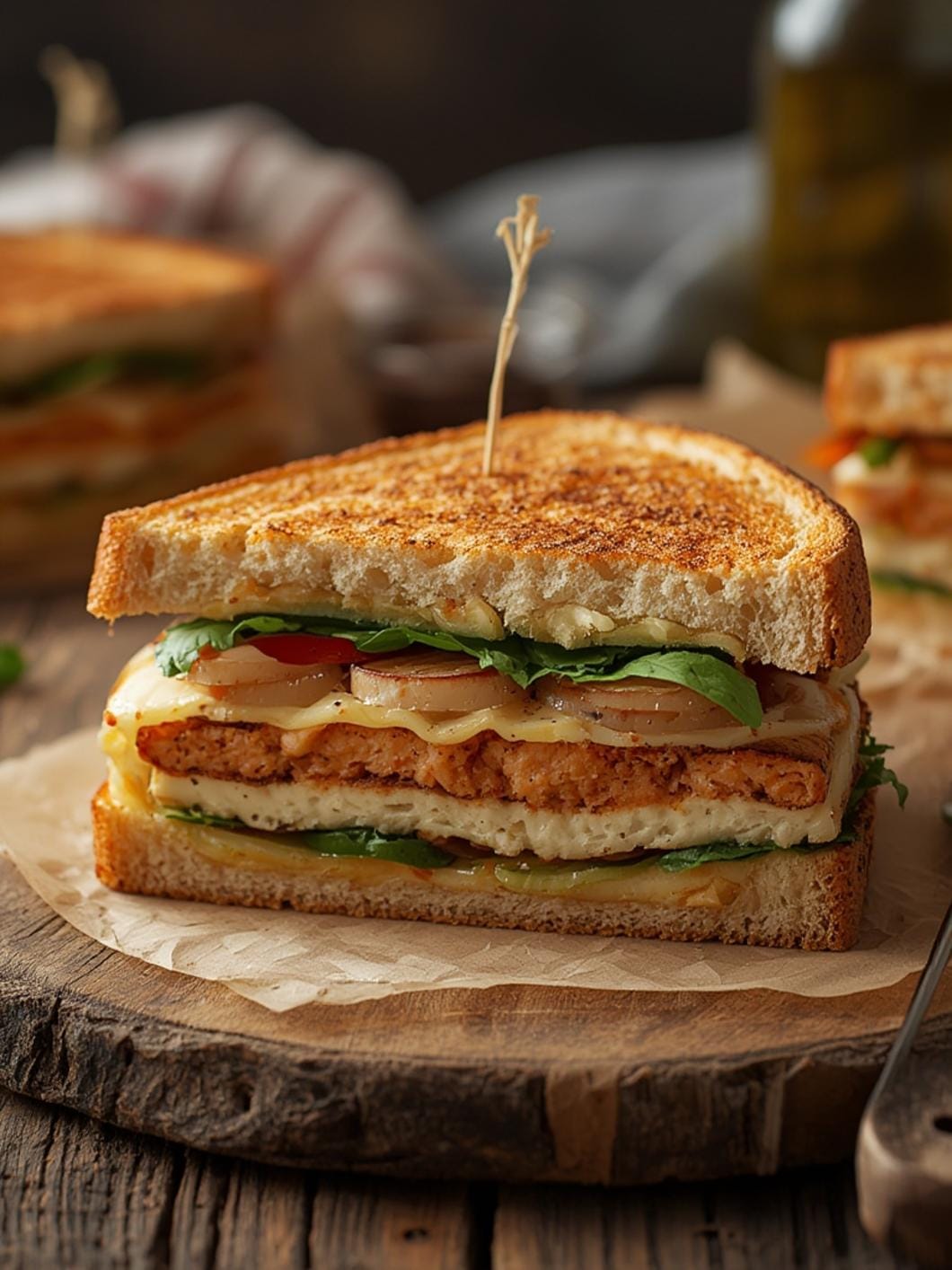 Protein Sandwich mit Hüttenkäse