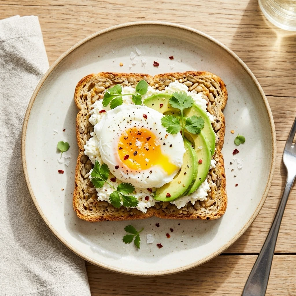 Protein Toast mit Ei
