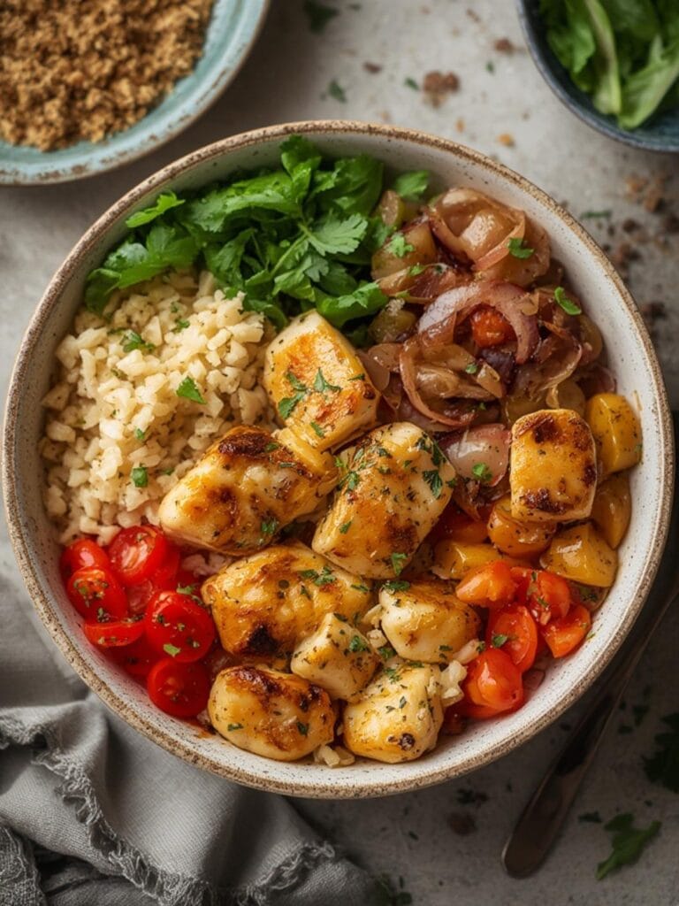 Proteinreiche Eier Bowl