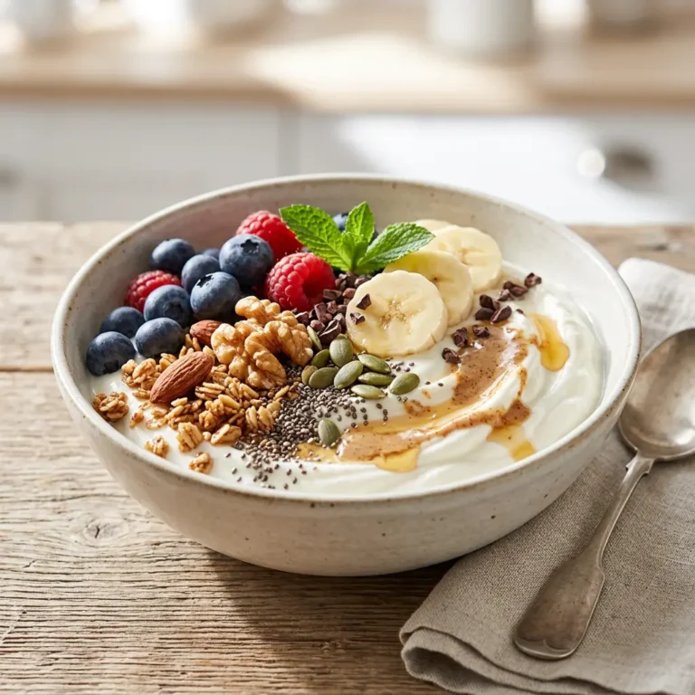 Proteinreiche Frühstücks Bowl mit Skyr
