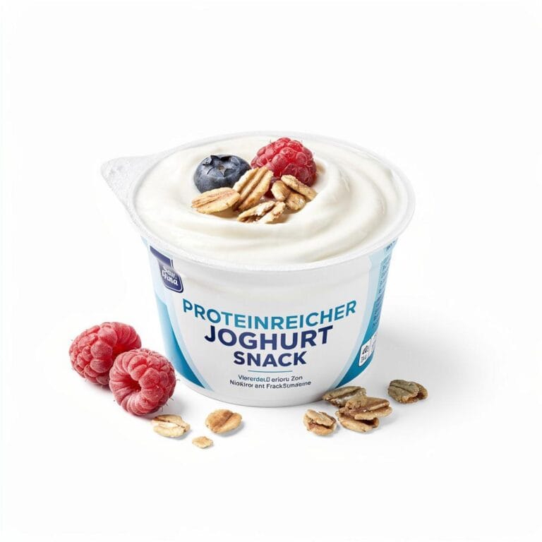 Proteinreicher Joghurt Snack