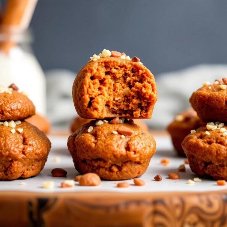 Proteinreiche Carrot Cake Bites