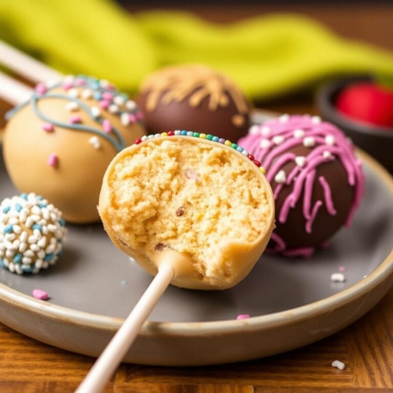 High Protein Cake Pops