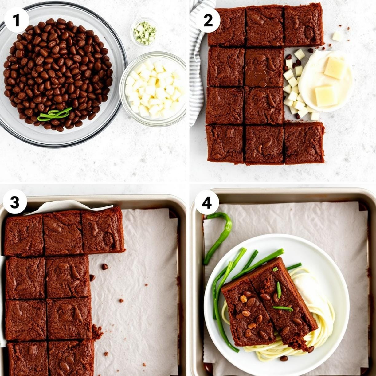 Zubereitung der High Protein Zucchini Brownies