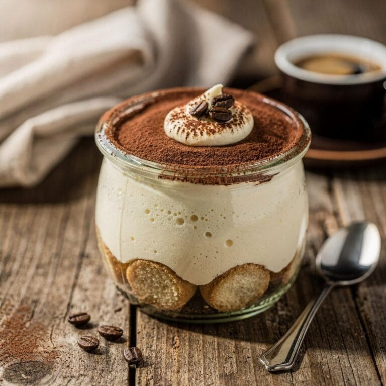 High Protein Tiramisu im Glas