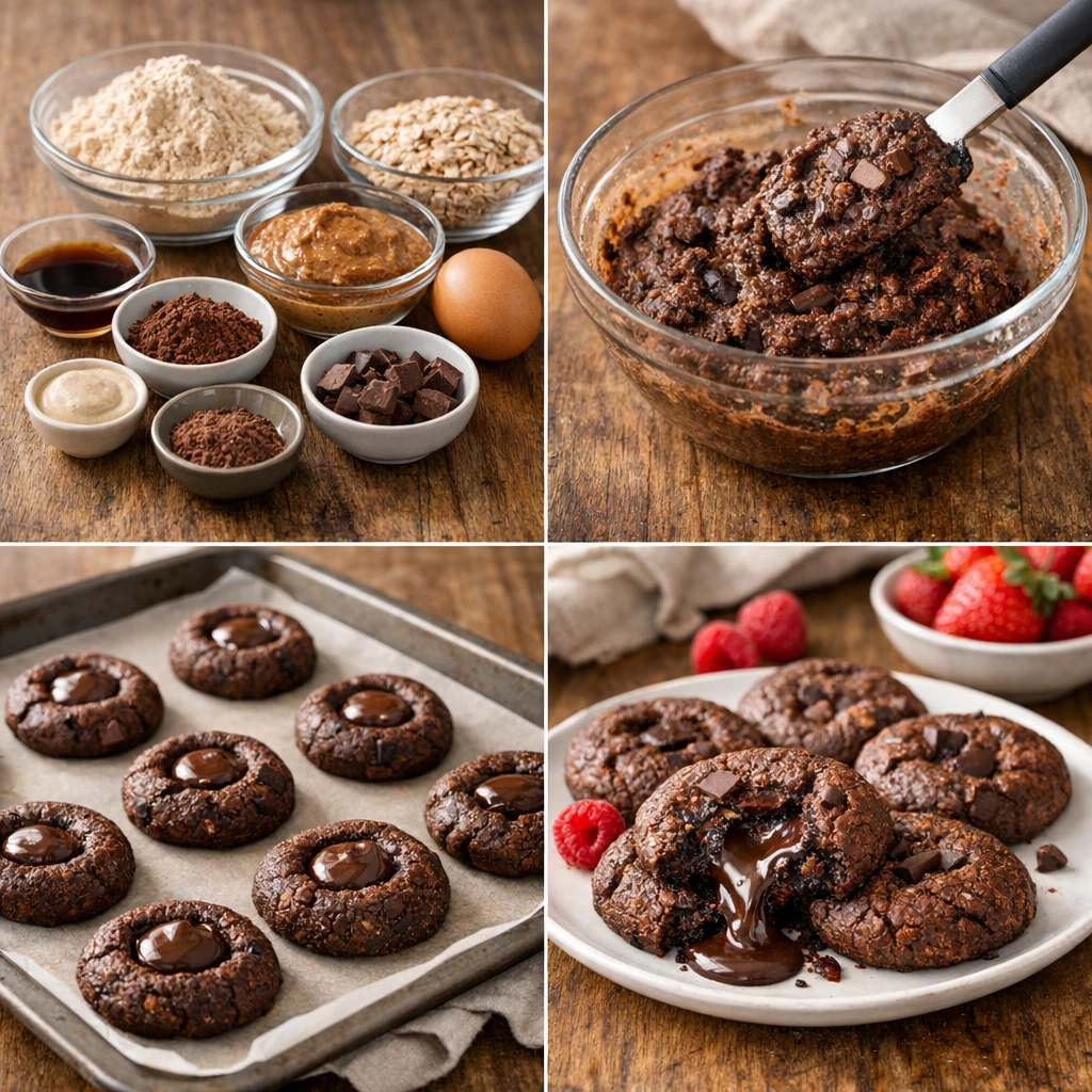 High Protein Lava Cookies