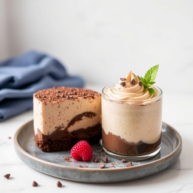 Eiweißreiche Schoko Mousse
