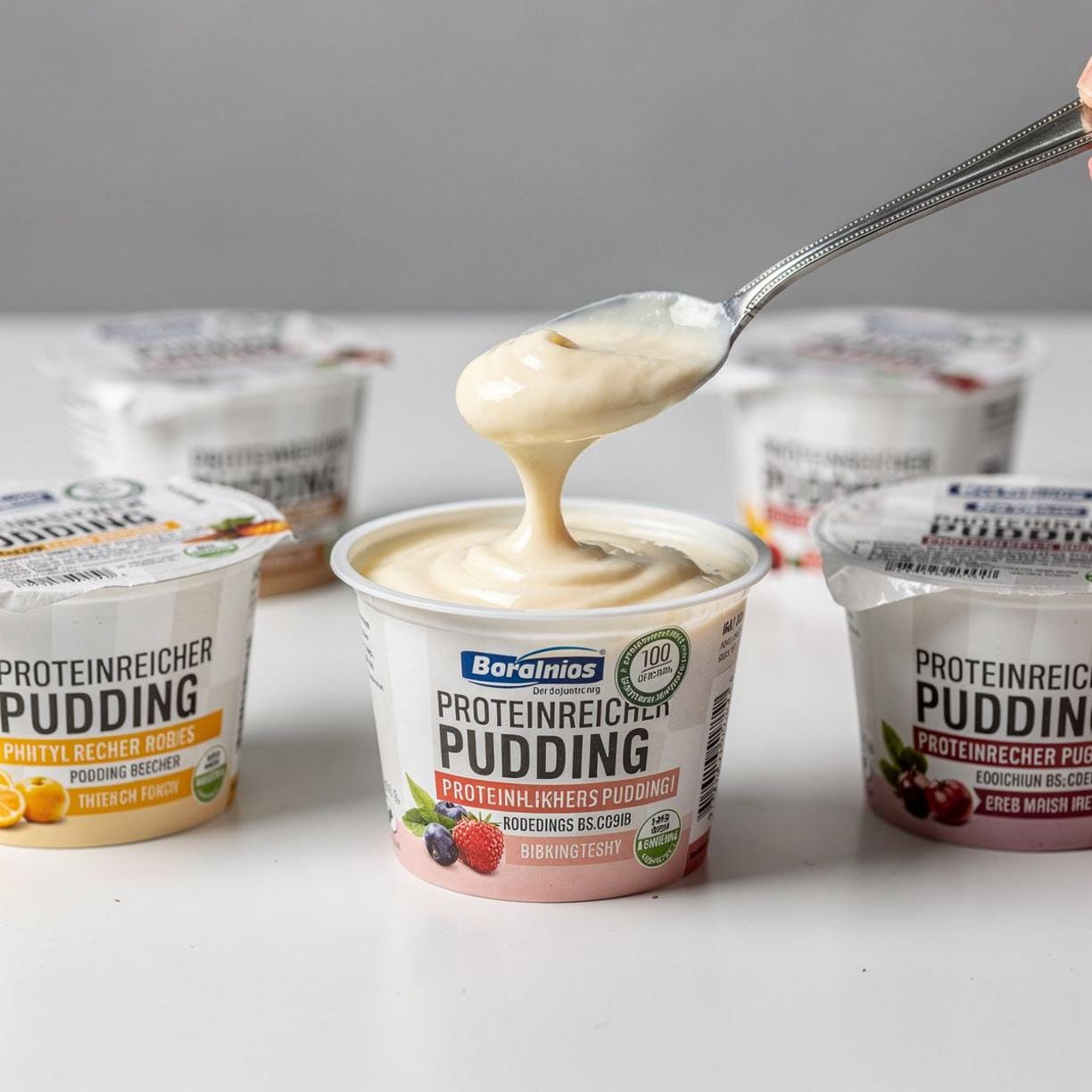 Proteinreiche Puddingbecher