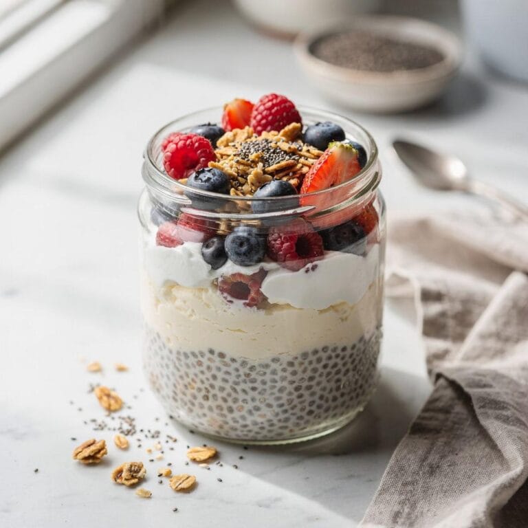 High Protein Chia Pudding Dessert