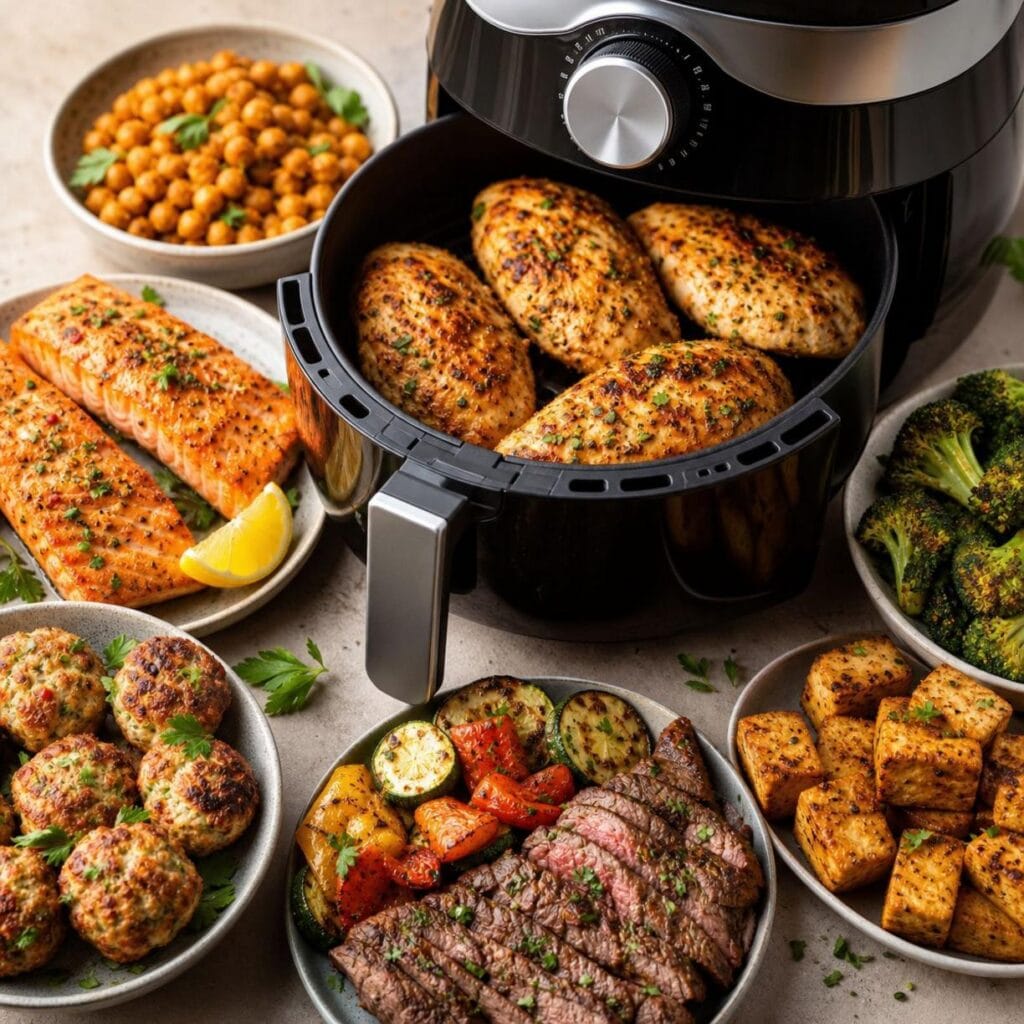 Proteinreiche air fryer rezepte